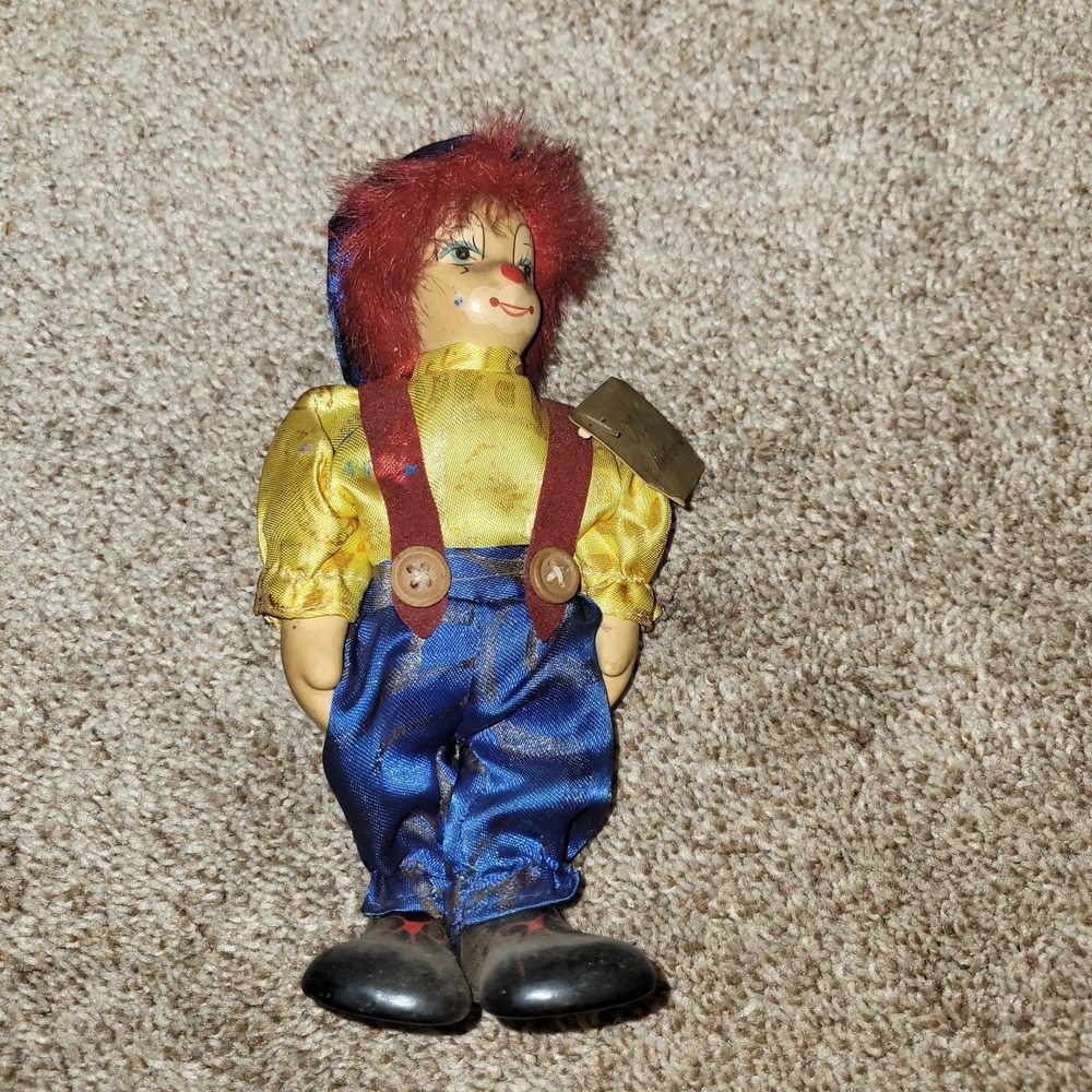 K's Collection Clown 6"‎ Doll Vintage Dolls